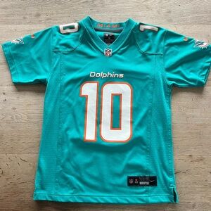 Tyreek Hill Miami Dolphin Youth Aqua Football Jersey